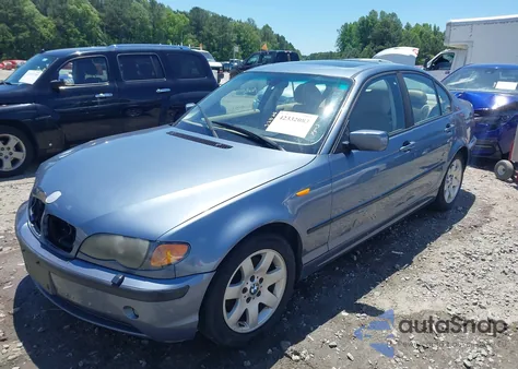 2004 BMW 325I из США, поврежденный, VIN WBAET374X4NJ81735